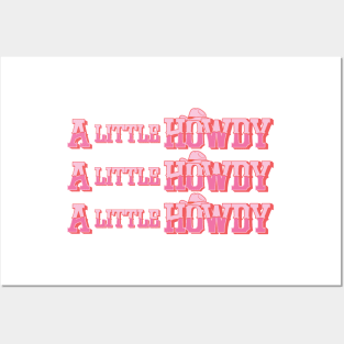 A Little Howdy Cowgirl Western, Little big reveal college sorority bid day Posters and Art